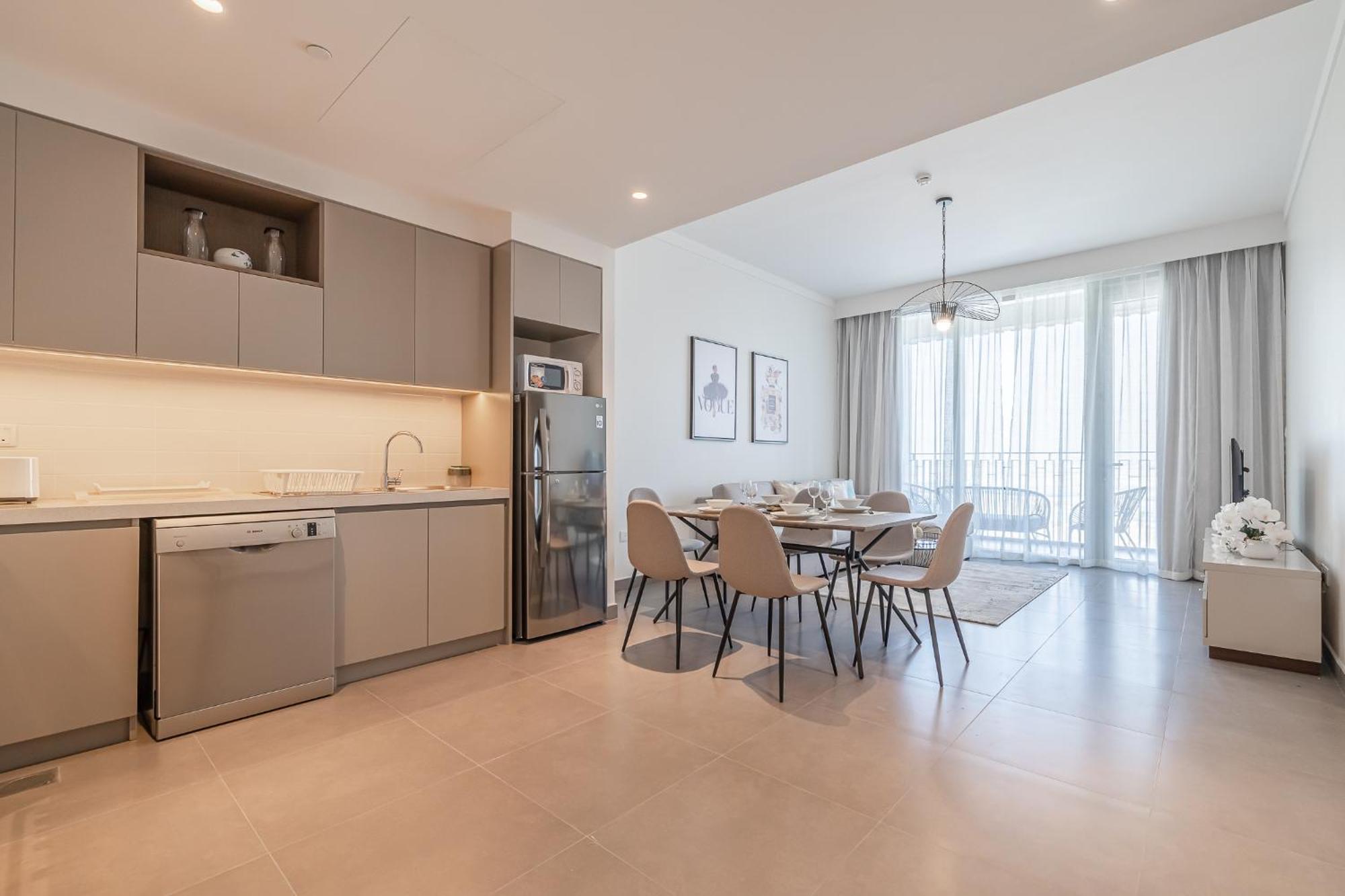 Spacious 2Bdr In Creek Harbor With City View Dubai Exterior foto